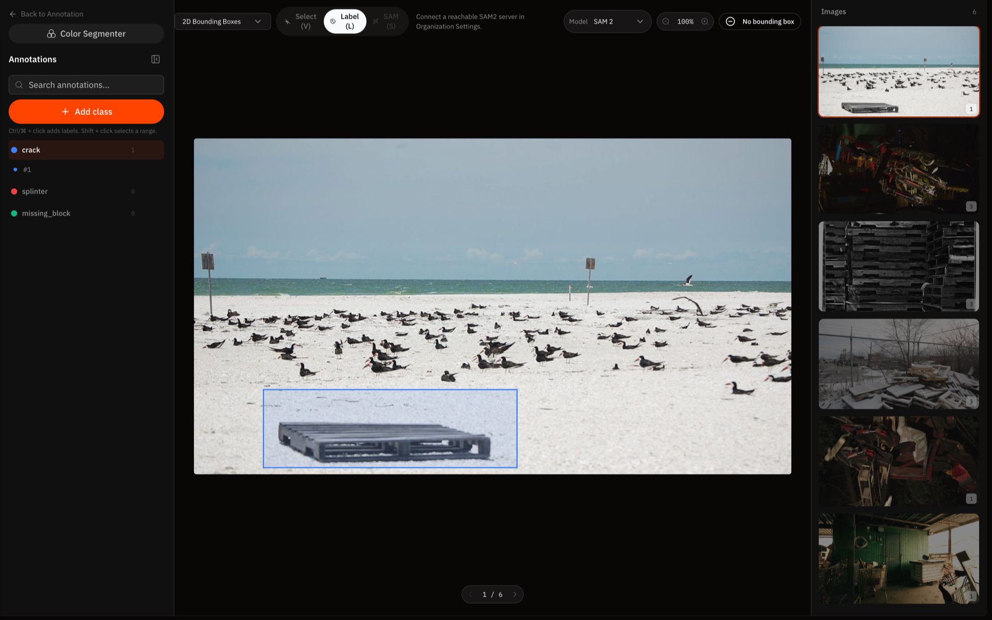 Annotate in the Scailab app